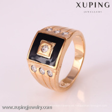 C209283-12301 Xuping jewelry18k chapado en color dorado de moda anillos de cristal de lujo encanto nuevo estilo hermosa joyería para niña mujer